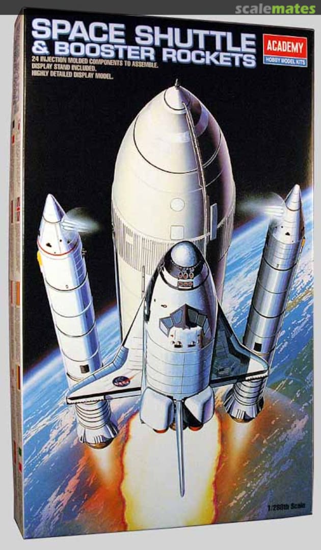 Boxart Space Shuttle with Booster Rockets FA008 Academy