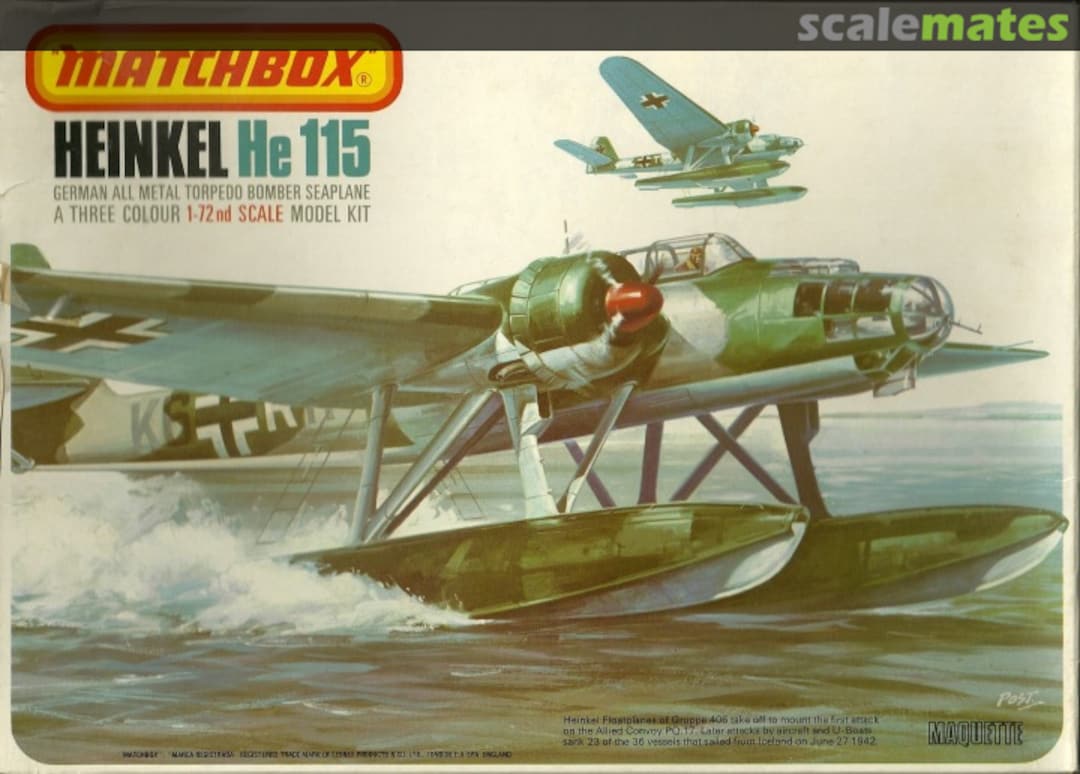 Boxart Heinkel He 115 PK-401 Matchbox