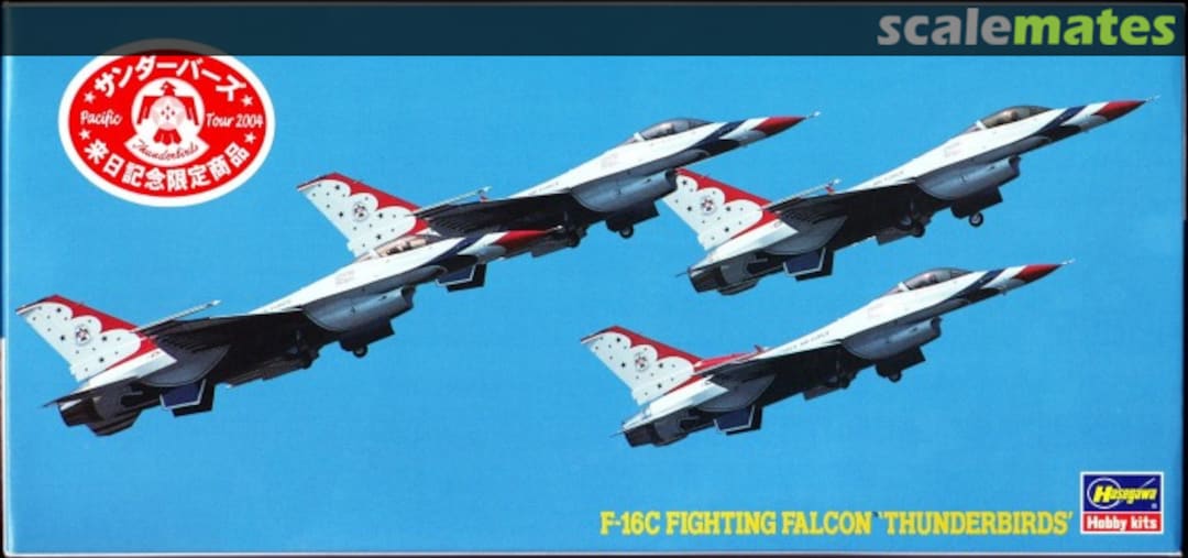 Boxart F-16C Fighting Falcon `Thunderbirds´ 02892 Hasegawa