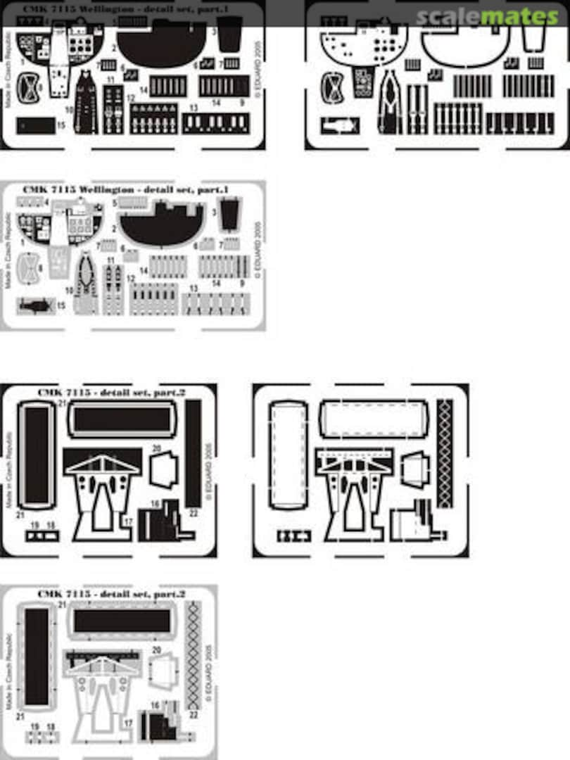 Boxart Wellington Mk.VIII-Marine Patrol interior set for MPM 7115 CMK