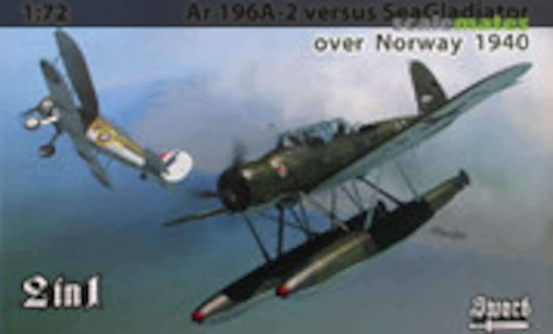 1:72 Ar 196A-2 versus SeaGladiator over Norway 1940 (Sword SW 72120)