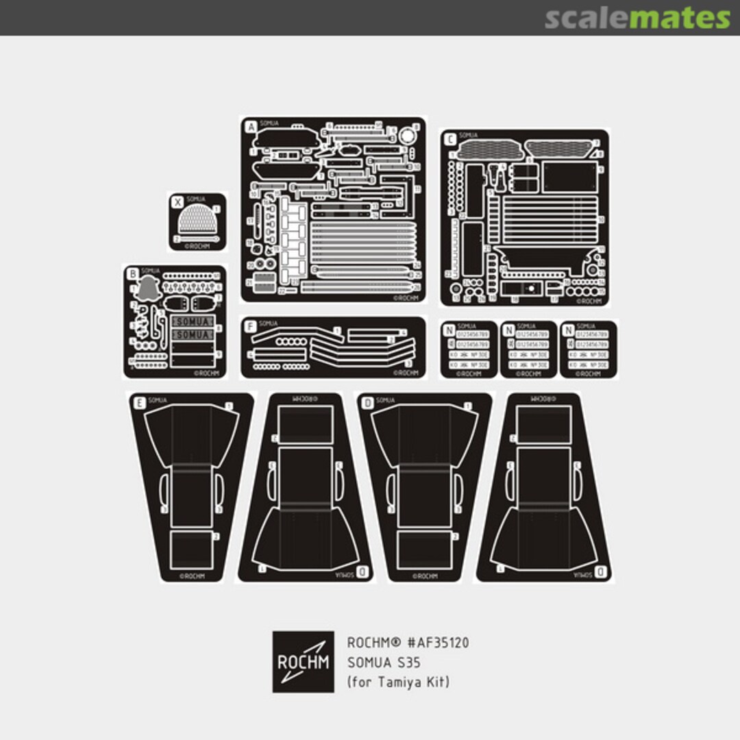 Boxart SOMUA S35 AF35120 Rochm