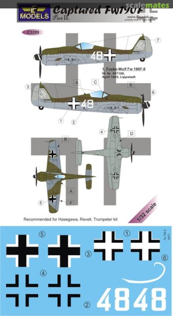 Boxart Captured Fw 190F C3289 LF Models