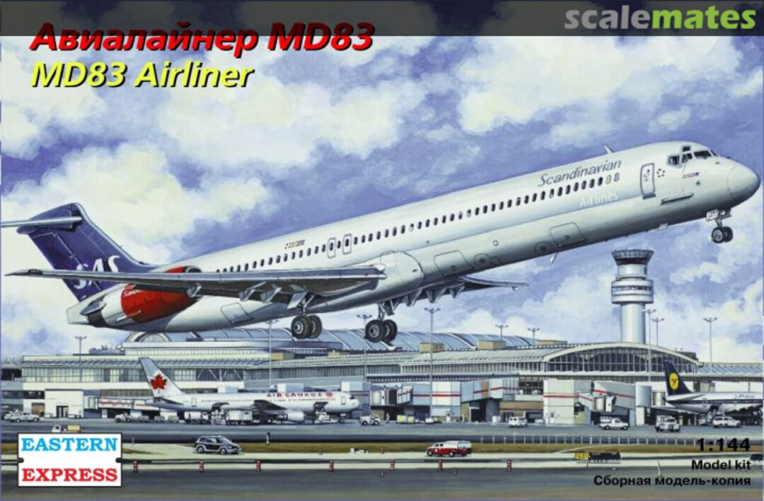 Boxart Airliner MD-80 late EE144112 Eastern Express