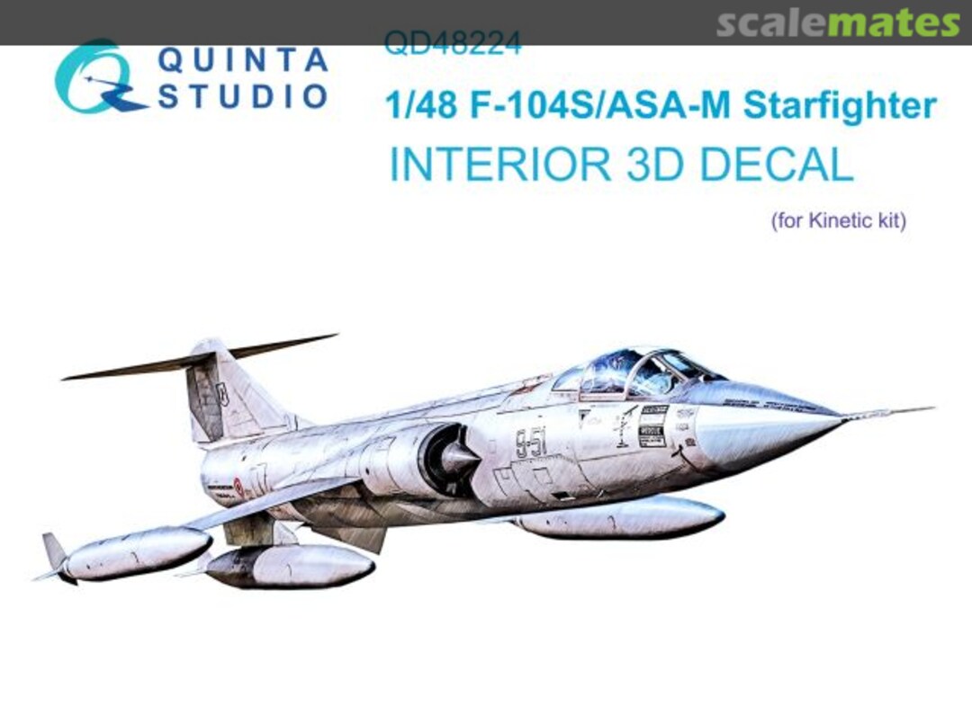 Boxart F-104S/ASA-M Starfighter 3D decals QD48224 Quinta Studio