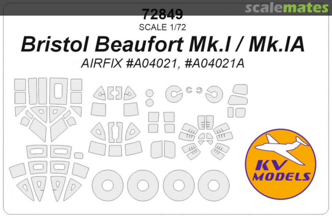 Boxart Bristol Beaufort Mk.1 / Mk.1A 72849 KV Models