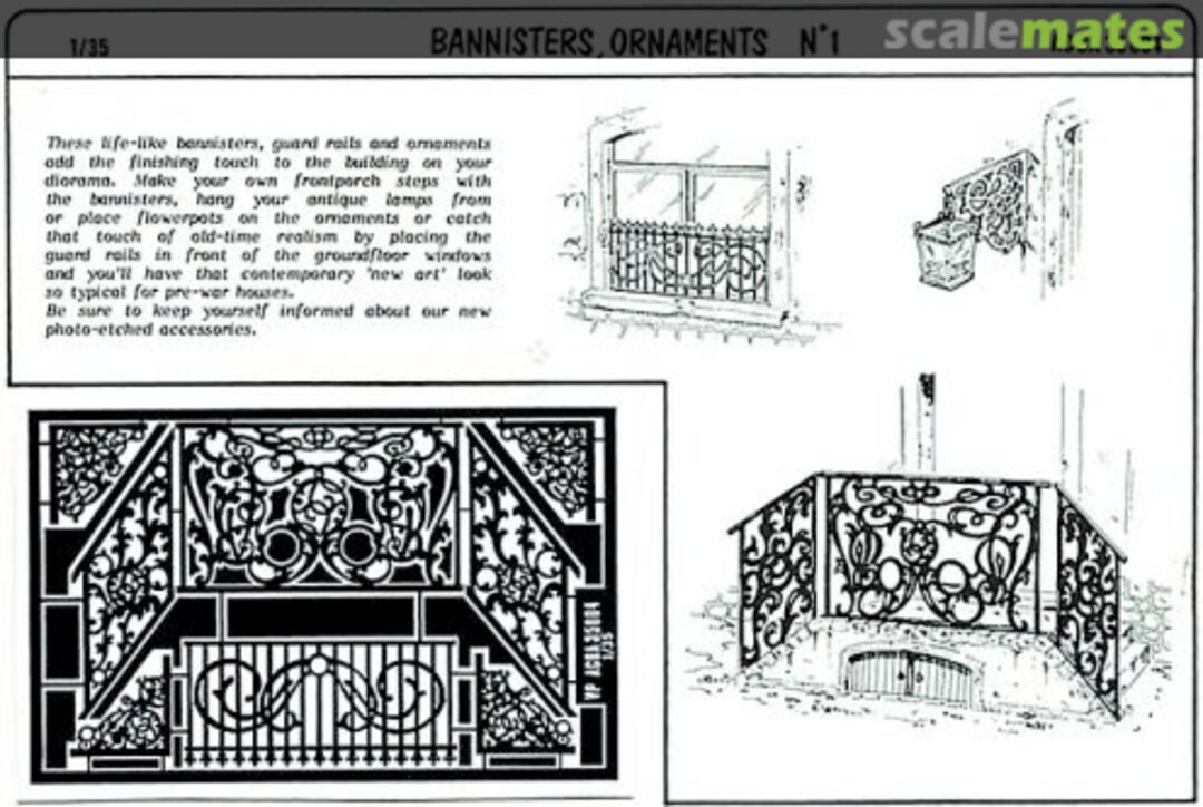 Boxart Bannisters, Ornaments 52 Verlinden Productions