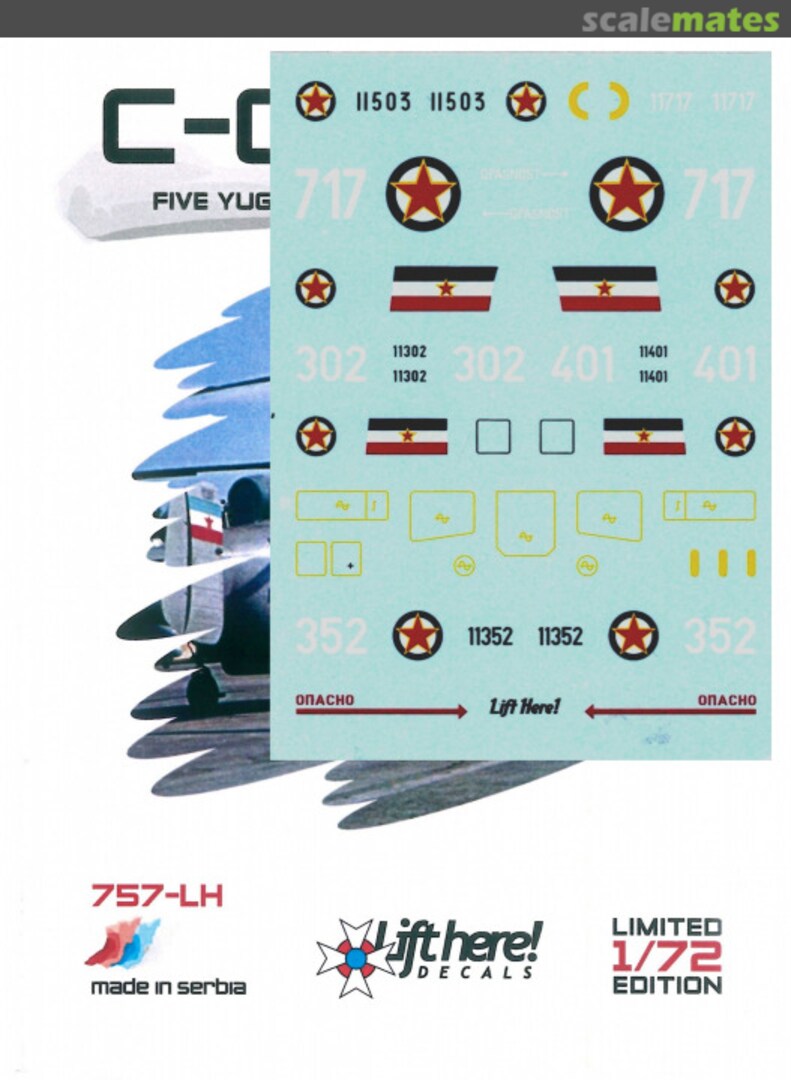 Contents C-Choppa 757-LH Lift Here Decals