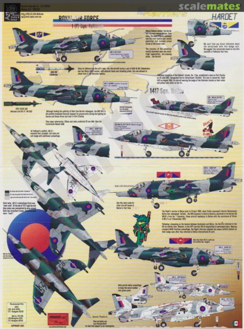 Boxart All Harriers 72-016 Aztec Models