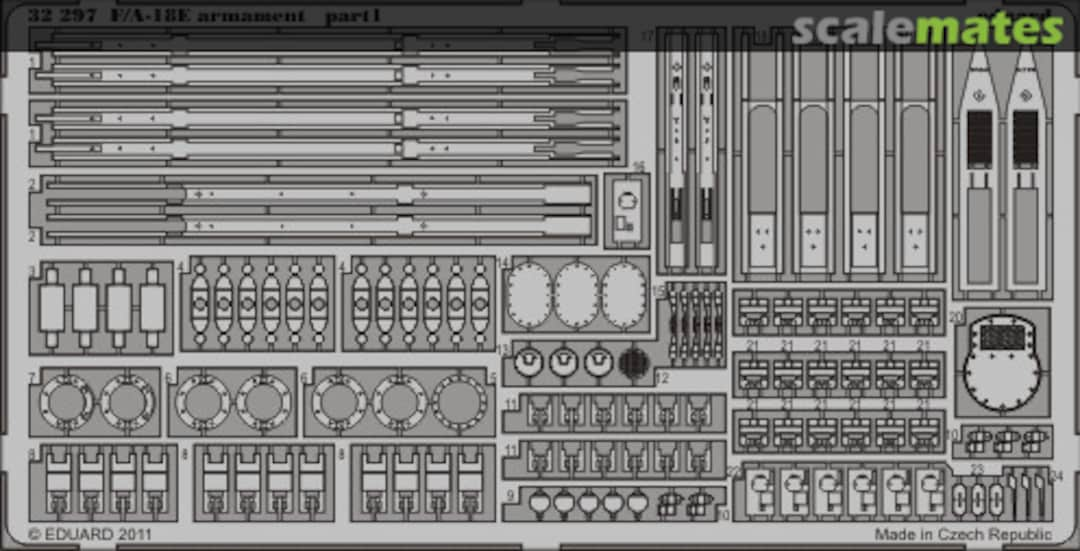 Boxart F/A-18E armament 32297 Eduard