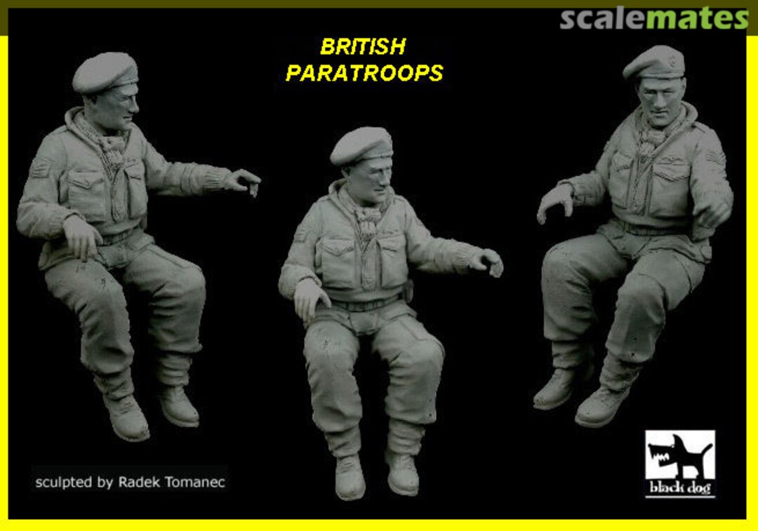 Boxart British paratrooper driver F35097 Black Dog