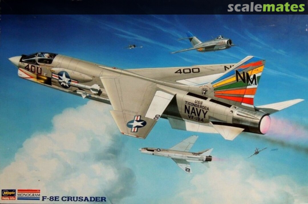 Boxart F-8E Crusader 86113 Hasegawa/Monogram