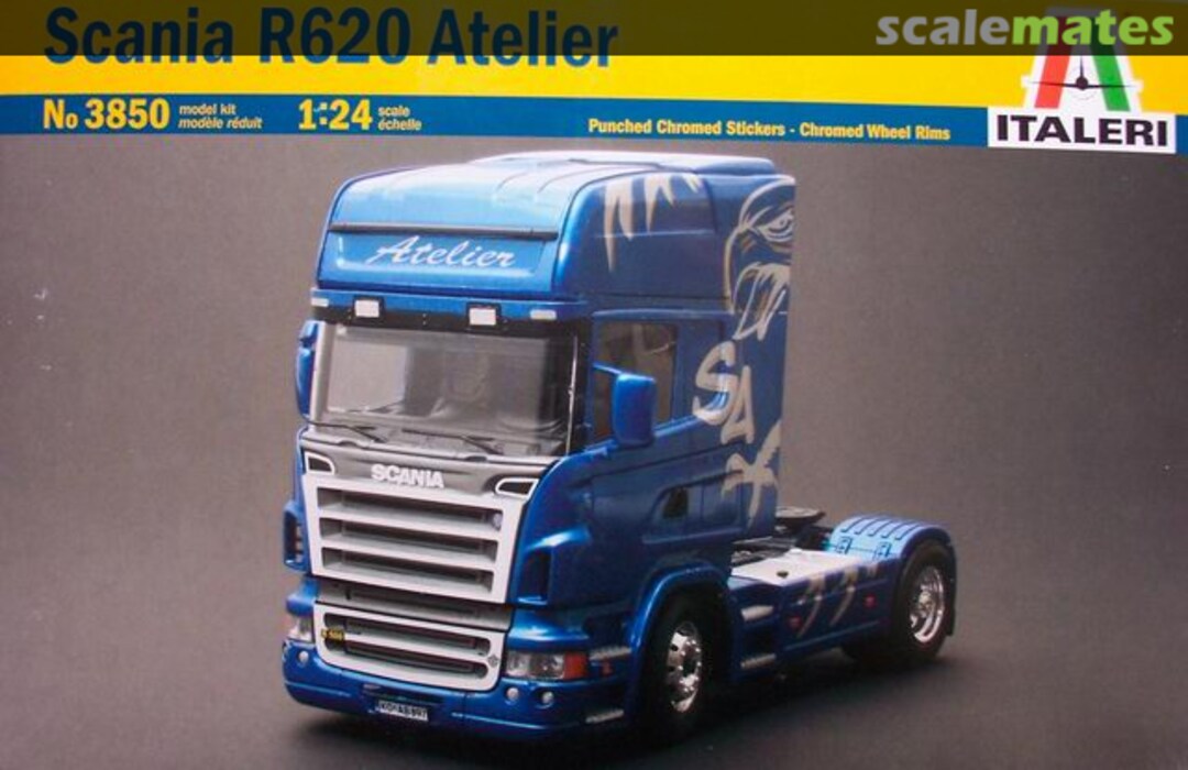 Boxart Scania R620 Atelier 3850 Italeri