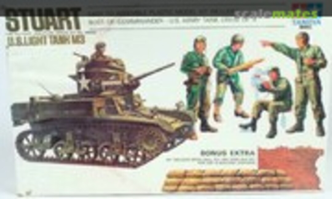 1:35 Stuart U.S. Light Tank M3 (Tamiya/MRC MM342)