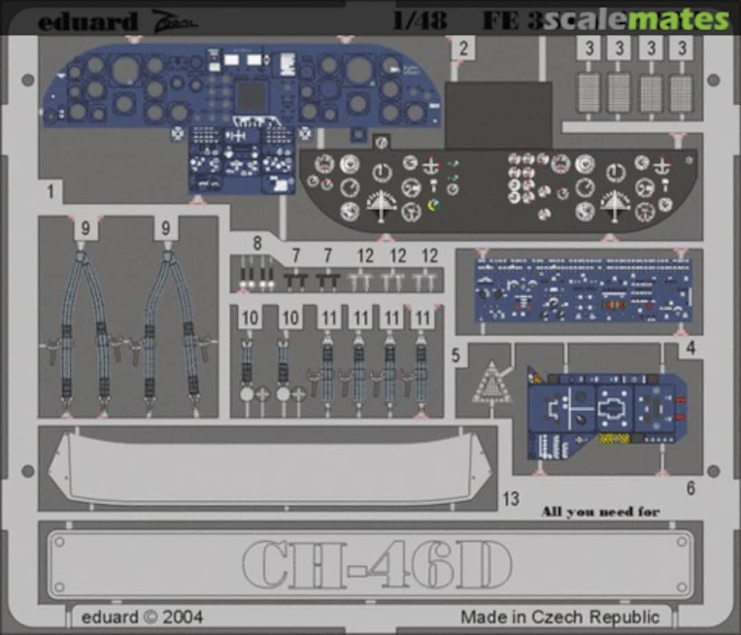 Boxart CH-46D interior 49351 Eduard