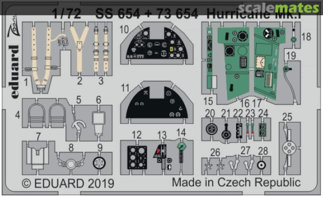 Boxart Hurricane Mk.I SS654 Eduard