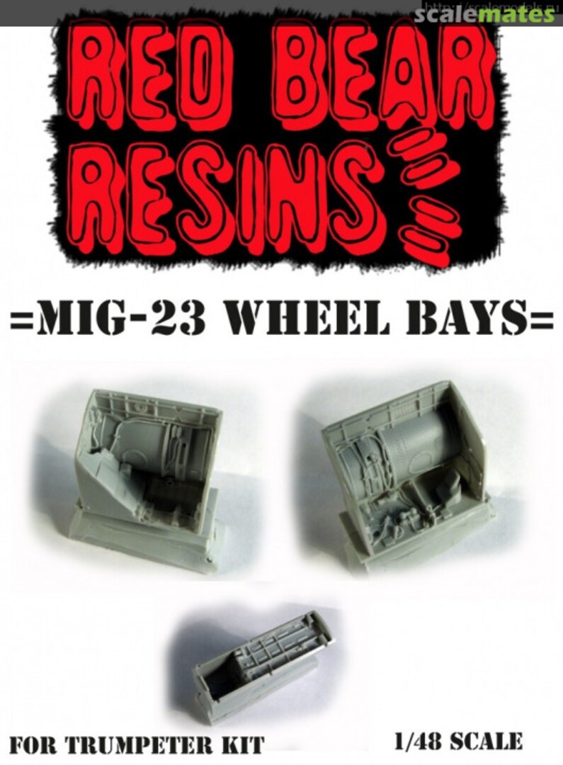 Boxart MiG-23 Wheel Bays  Red Bear Resins