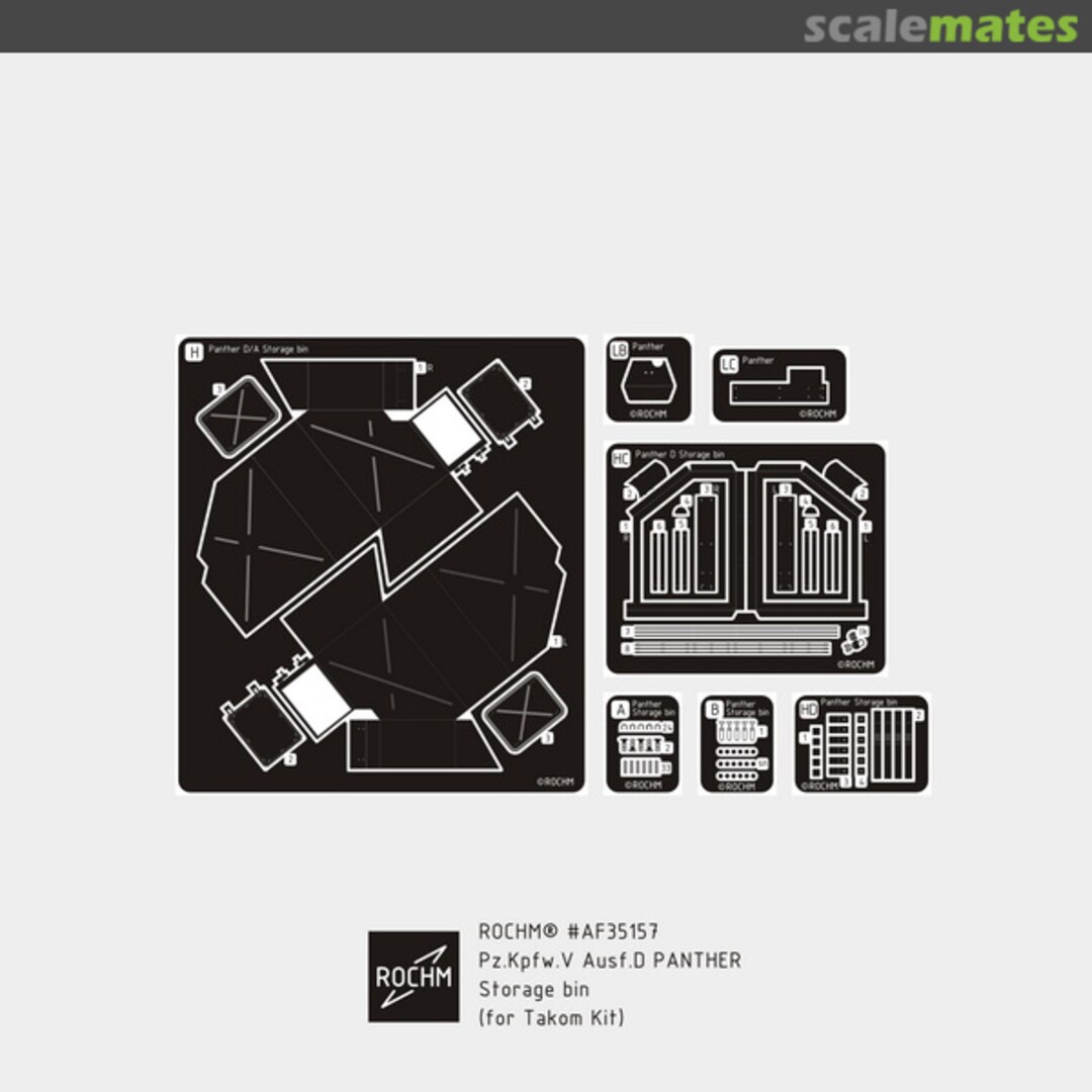 Boxart Panther Ausf.D AF35157 Rochm