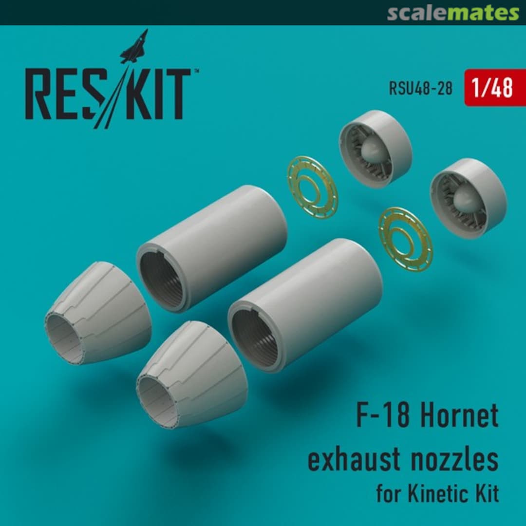 Boxart F/A-18 Hornet exhaust nozzles RSU48-0028 ResKit