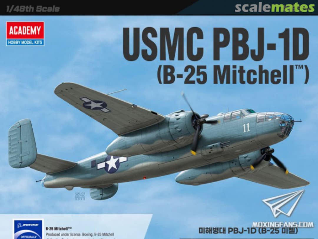 Boxart USMC PBJ-1D (B-25 Mitchell) 12334 Academy