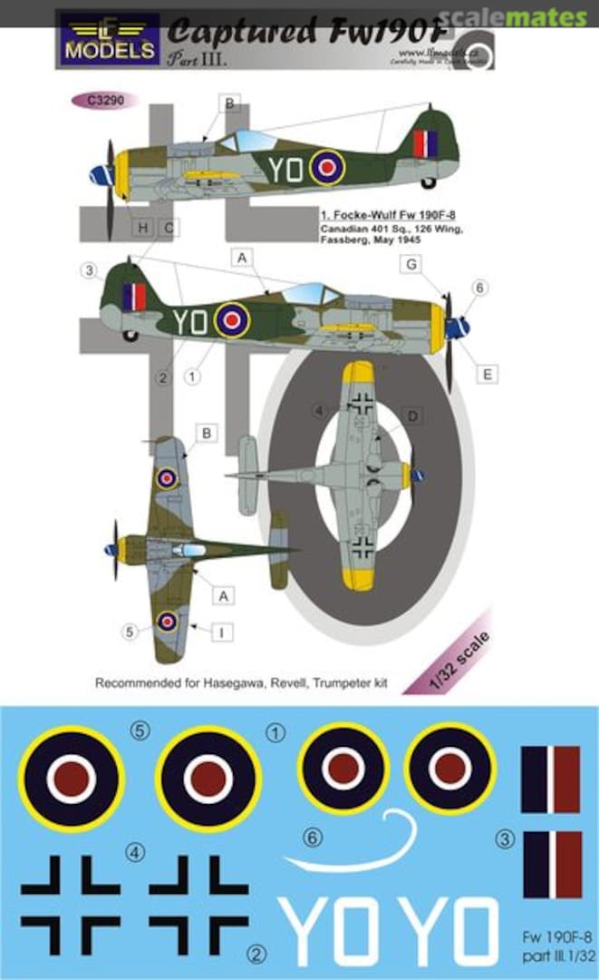 Boxart Captured Fw 190F C3290 LF Models