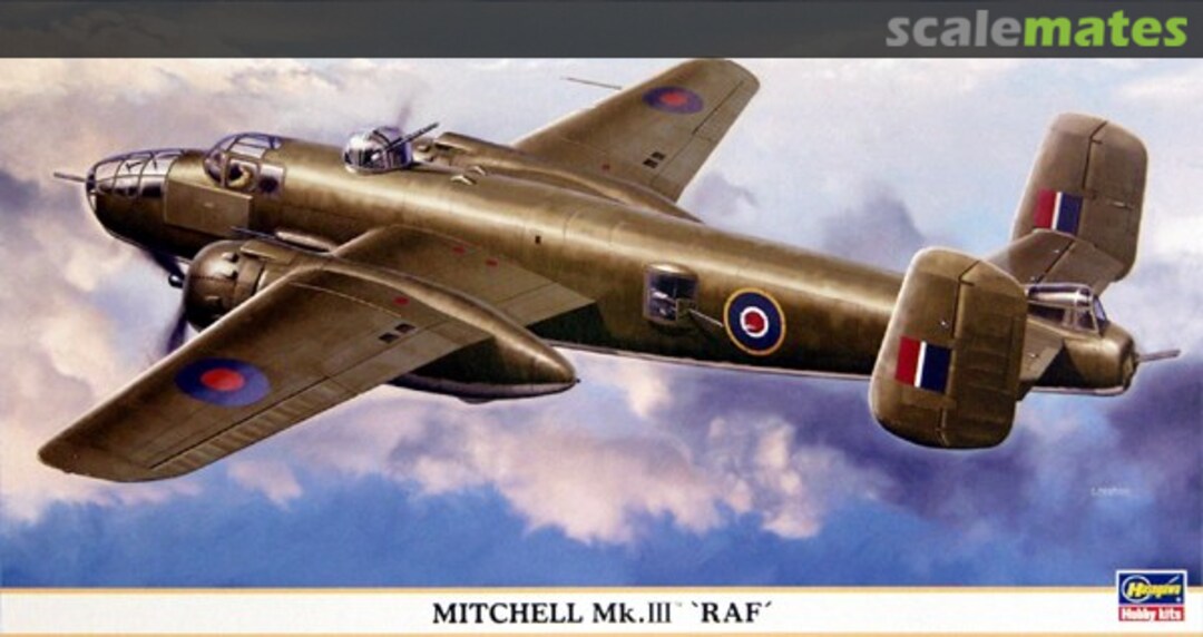 Boxart Mitchell Mk.III 'RAF' 00748 Hasegawa