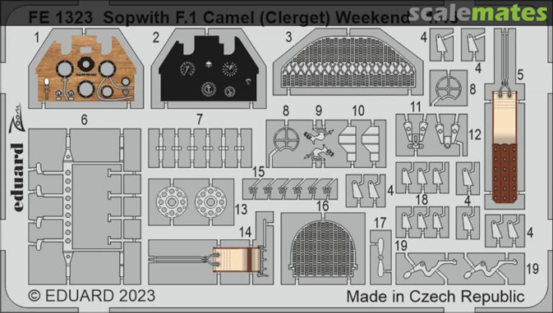 Boxart Sopwith F.1 Camel (Clerget) FE1323 Eduard