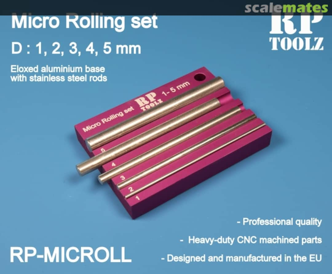 Boxart Micro Rolling Set (1 – 5 mm) RP-MICROLL RP Toolz