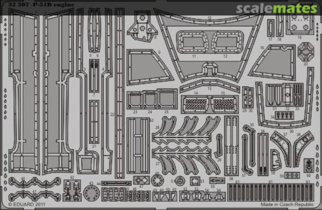 Boxart P-51D engine 32307 Eduard