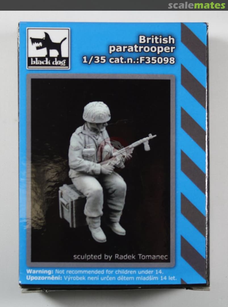 Boxart British paratrooper F35098 Black Dog