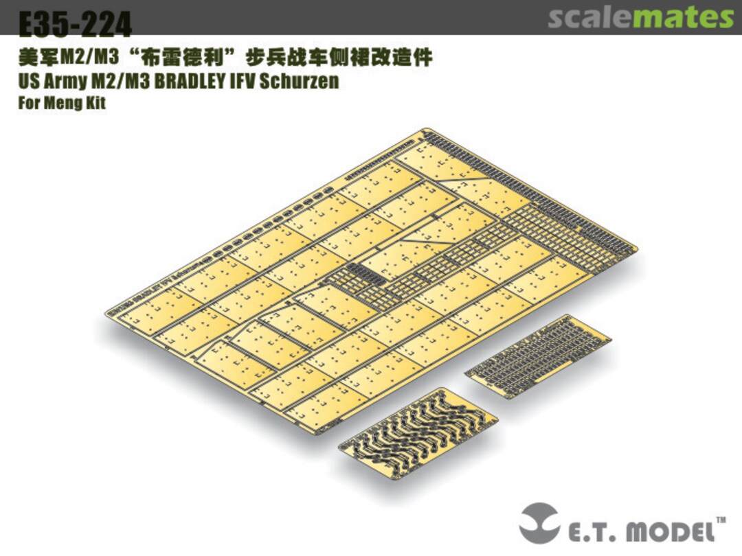 Boxart US Army M2/M3 BRADLEY IFV E35-224 E.T. Model