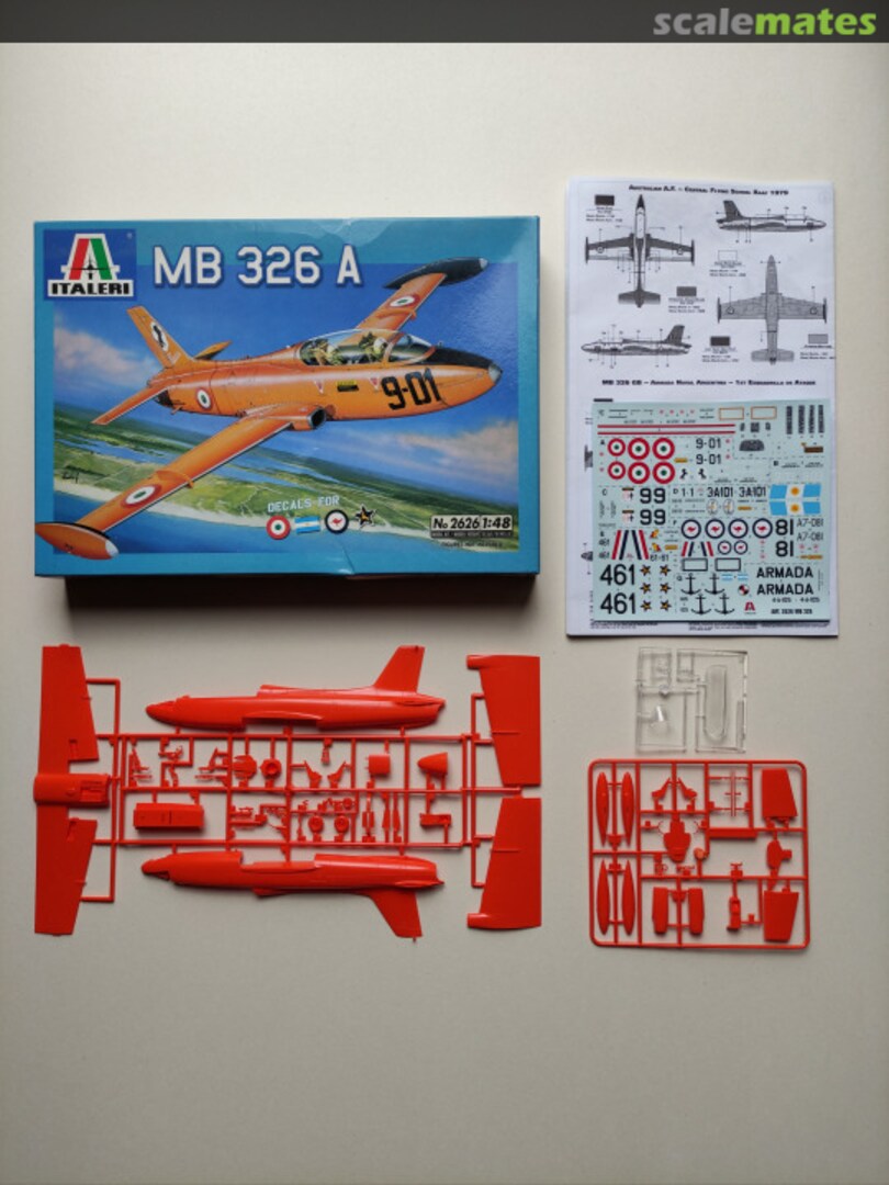 Contents MB 326 A 2626 Italeri