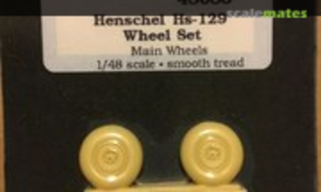 1:48 Henschel HS-129 Wheels (True Details 48083)