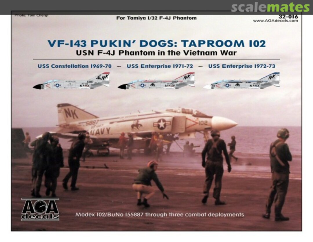 Boxart VF-143 Pukin' Dogs: Taproom 102 32-016 AOA decals