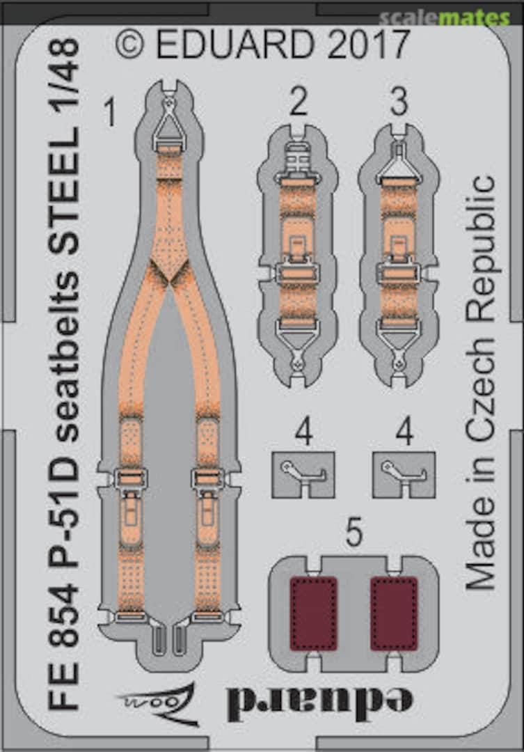 Boxart P-51D Seatbelts FE854 Eduard