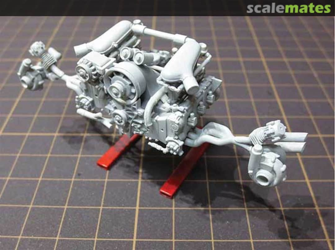 Boxart Porsche 956 Engine Set CLAY-P001 Clay Models