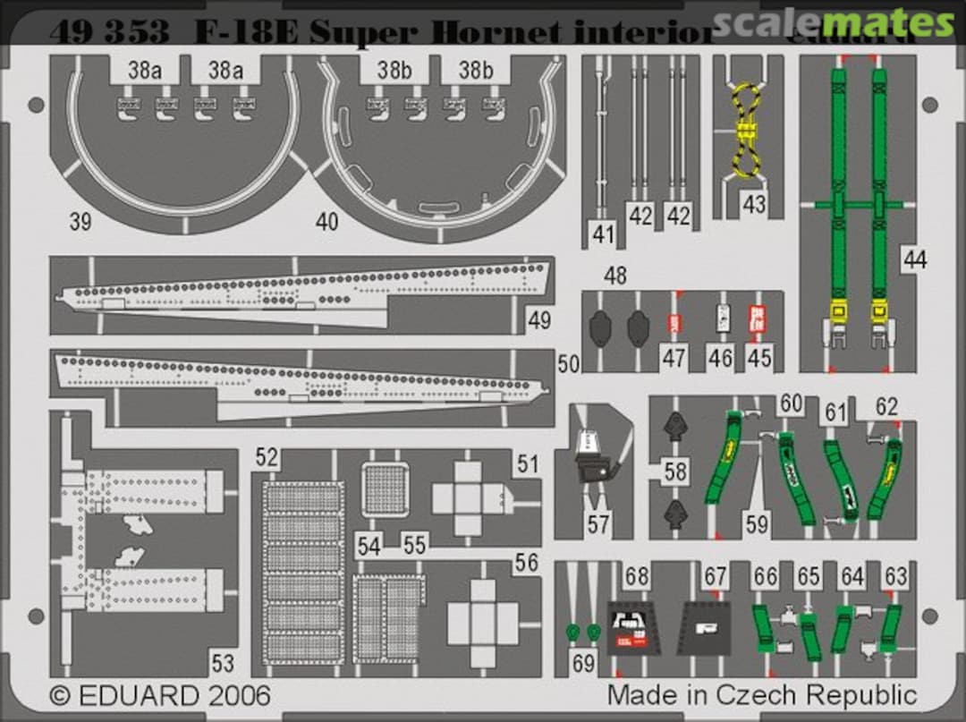 Boxart F/A-18E Super Hornet Interior 49353 Eduard