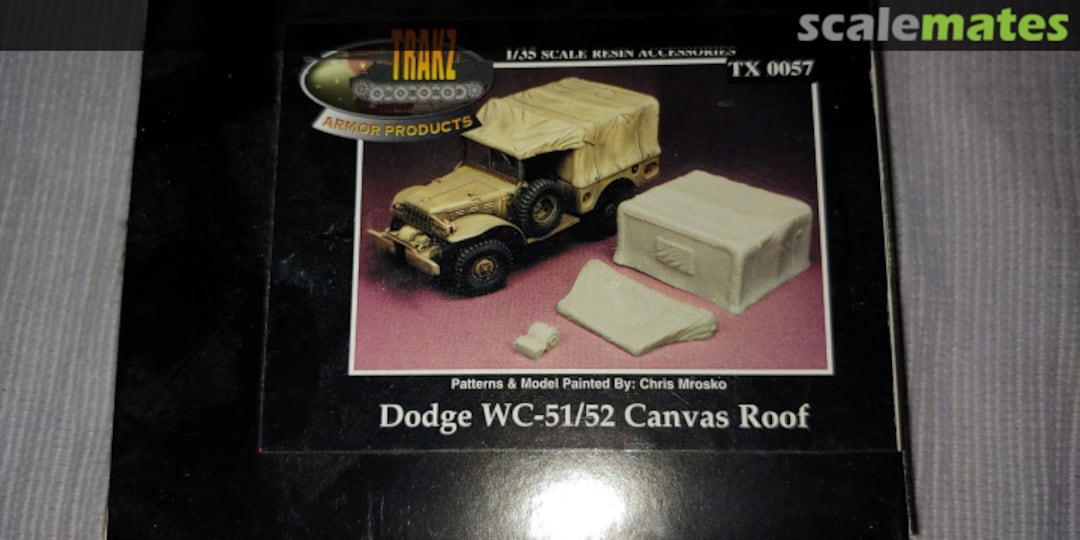 Boxart Dodge WC-51/52 Canvas Roof TX 0057 VLS - Trakz