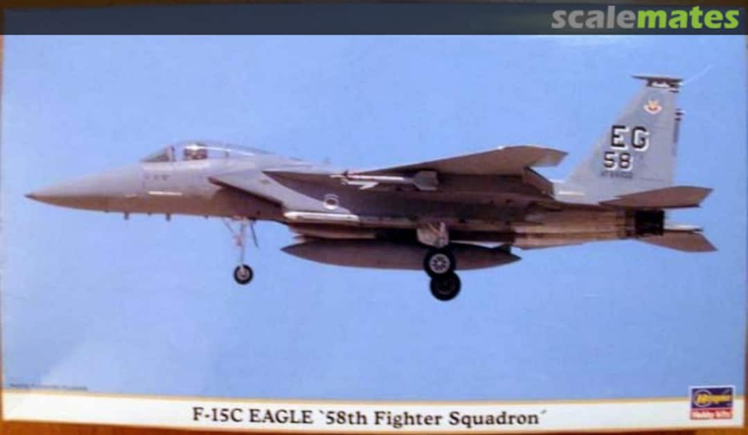 Boxart F-15C Eagle `58th Fighter Squadron´ 00290 Hasegawa