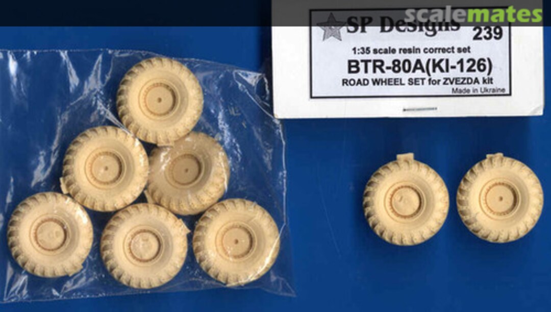 Boxart BTR-80A (KI-126) Road Wheel Set 239 SP Designs