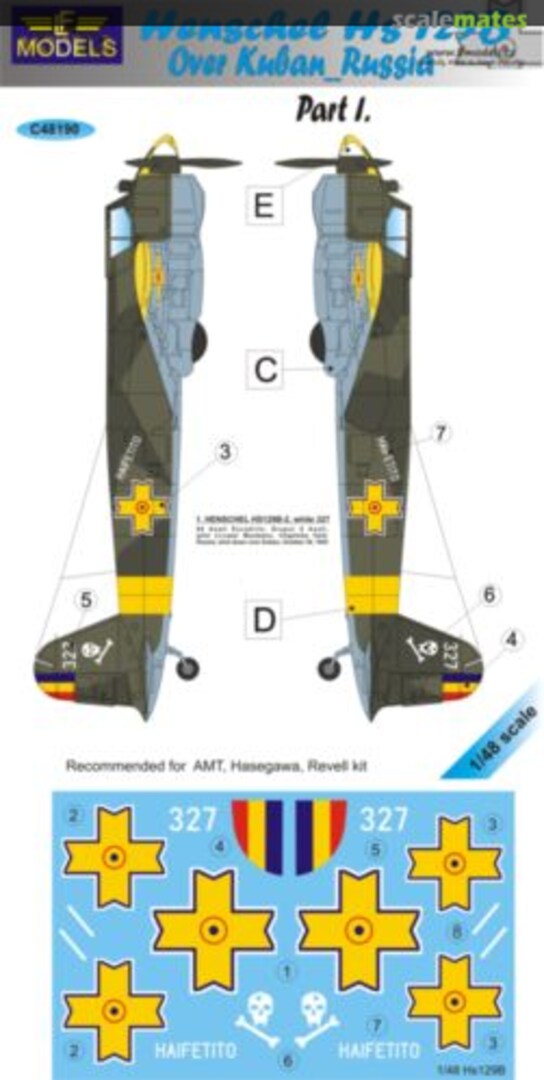 Boxart Henschel Hs 129B C48190 LF Models