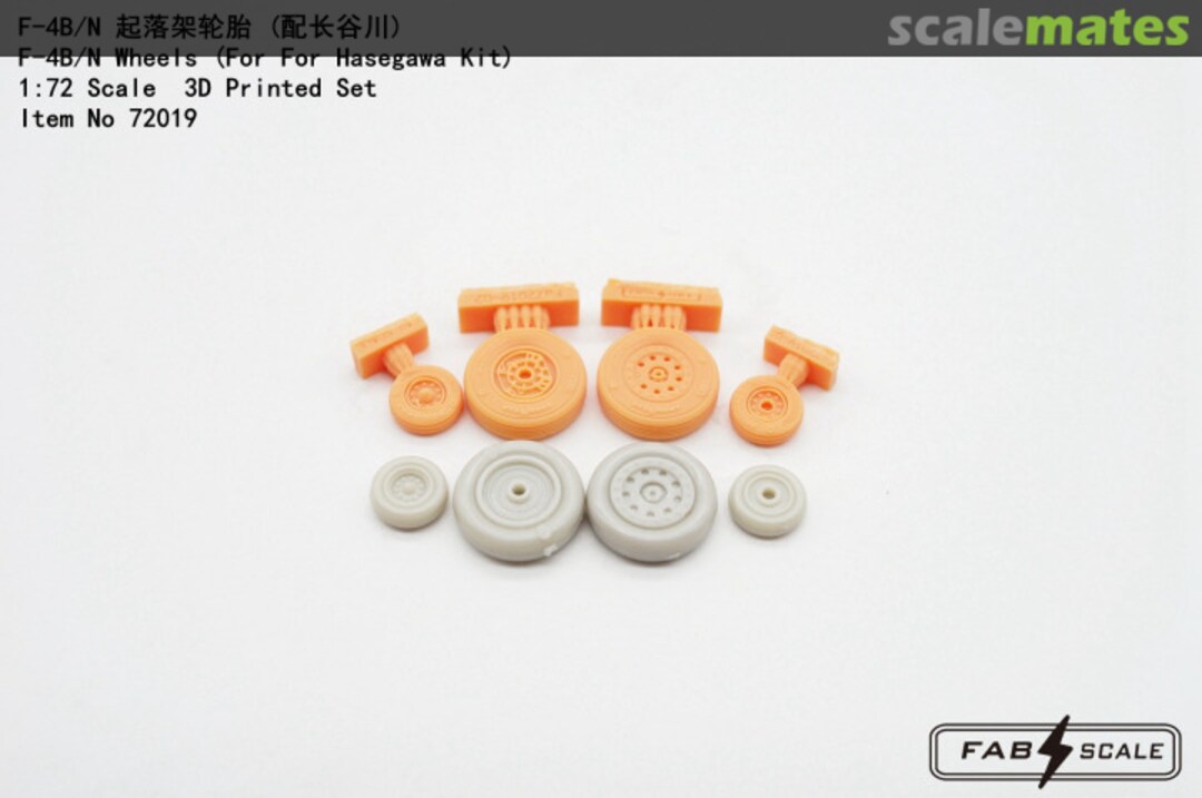 Contents F-4B/N Wheels Sets for Hasegawa Kits Fa72019 Fab Scale