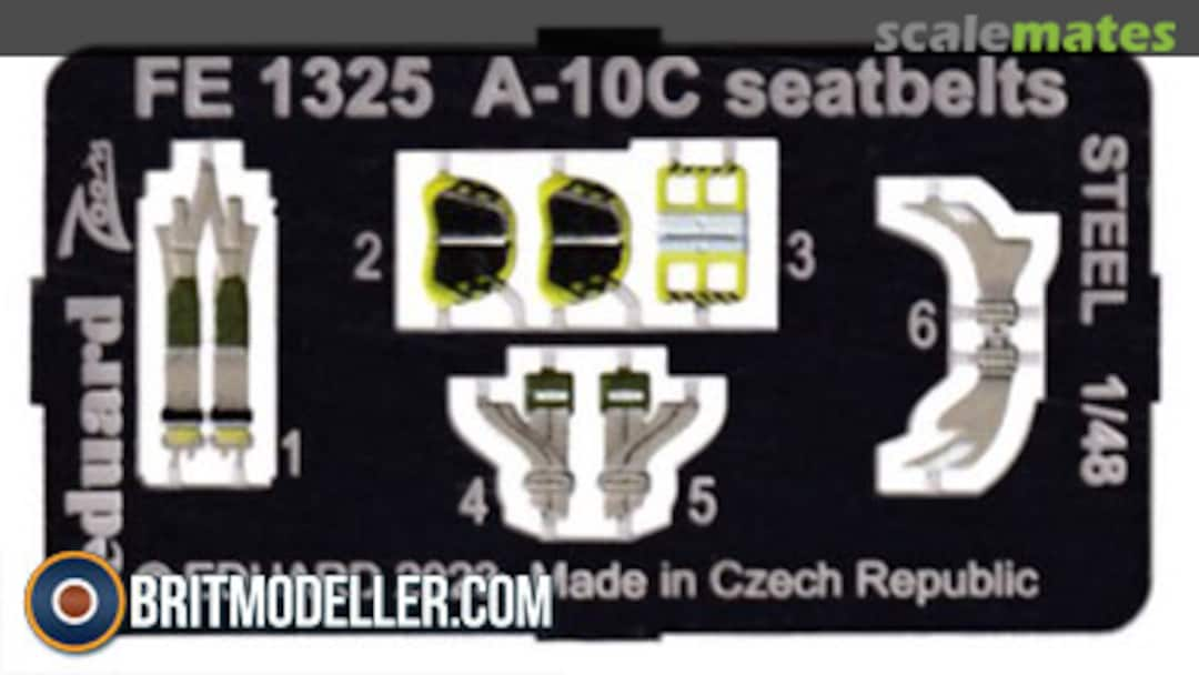 Boxart A-10C seatbelts FE1325 Eduard