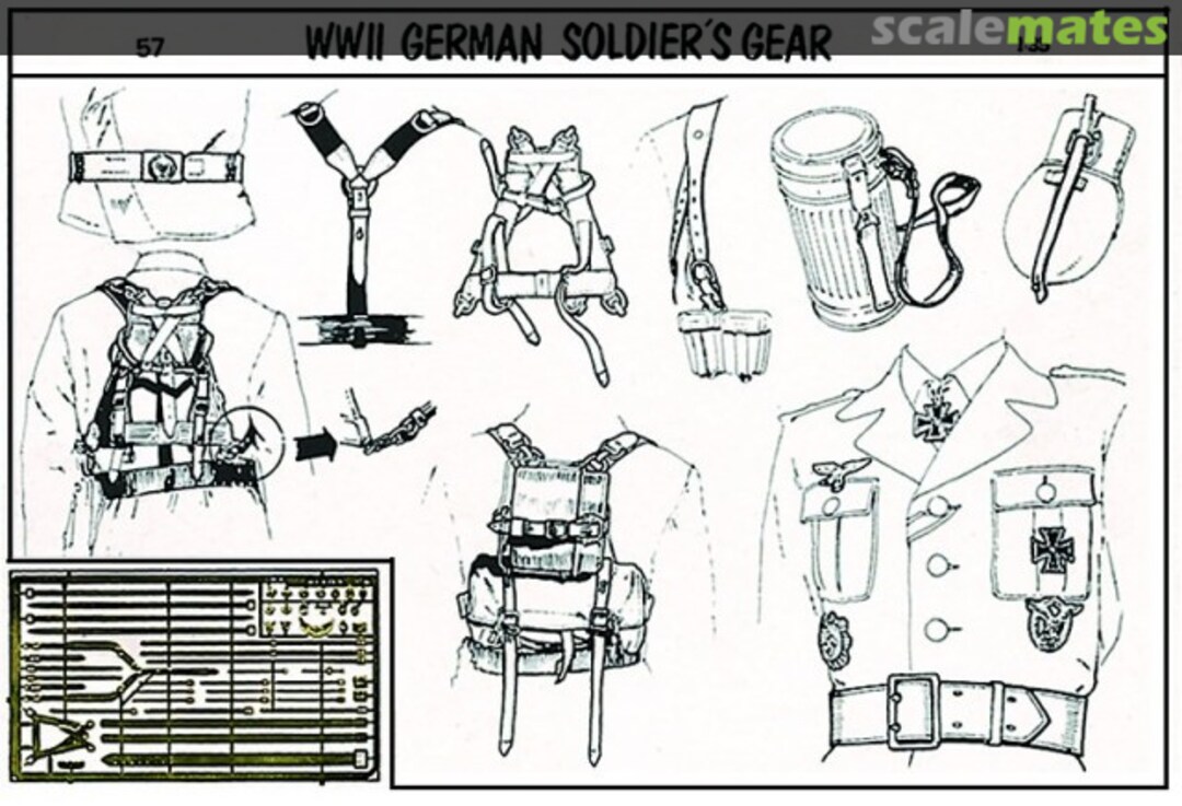 Boxart German Soldiers Gear WWII 57 Verlinden Productions