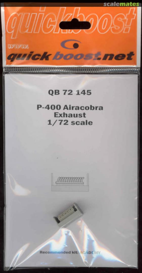 Boxart P-400 Airacobra - Exhaust QB 72 145 Quickboost