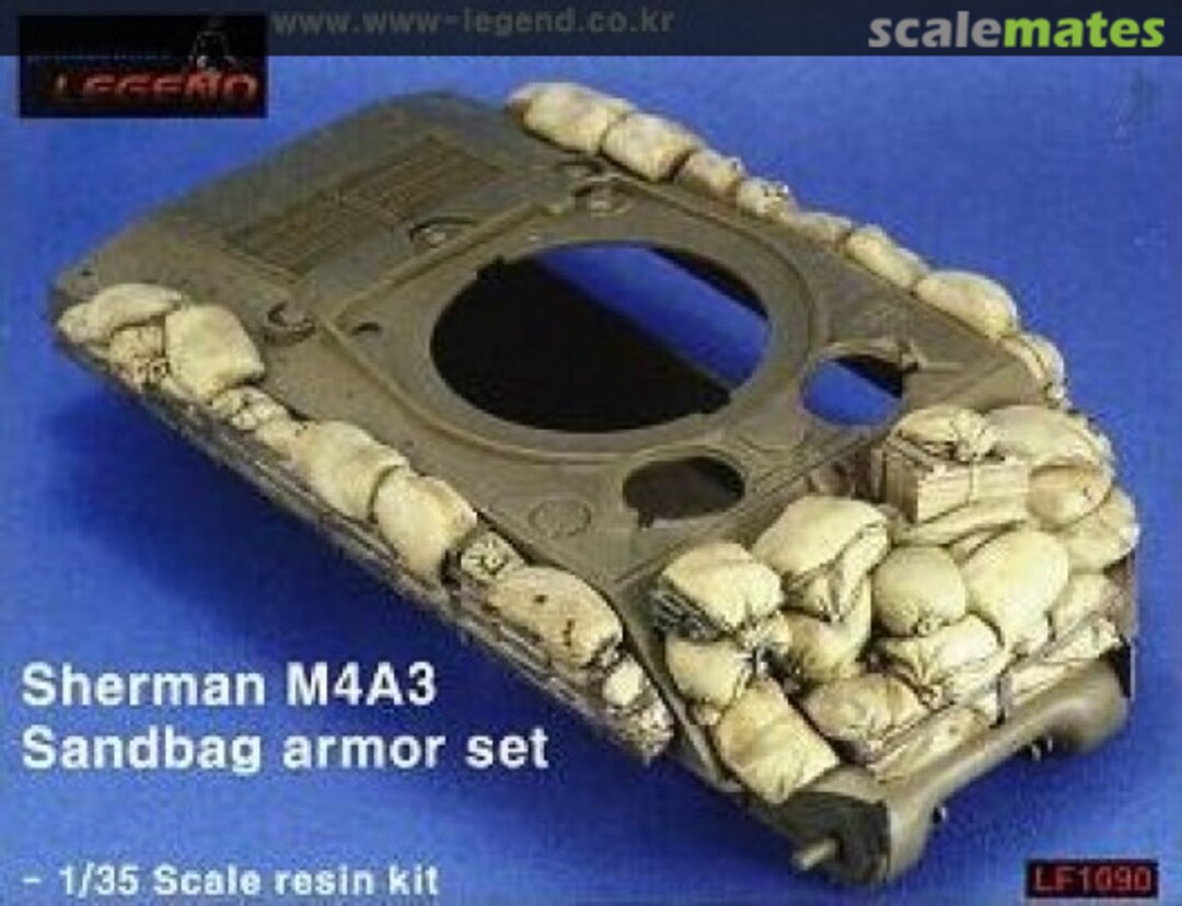 Boxart Sherman M4A3 Sandbag Armor Set ~Tamiya~ LF1090 Legend Productions