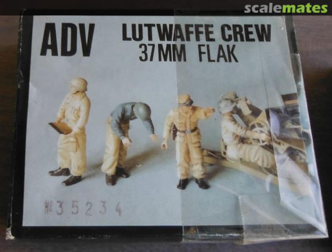 Boxart Lutwaffe Crew 37mm FLAK 35234 ADV Azimut