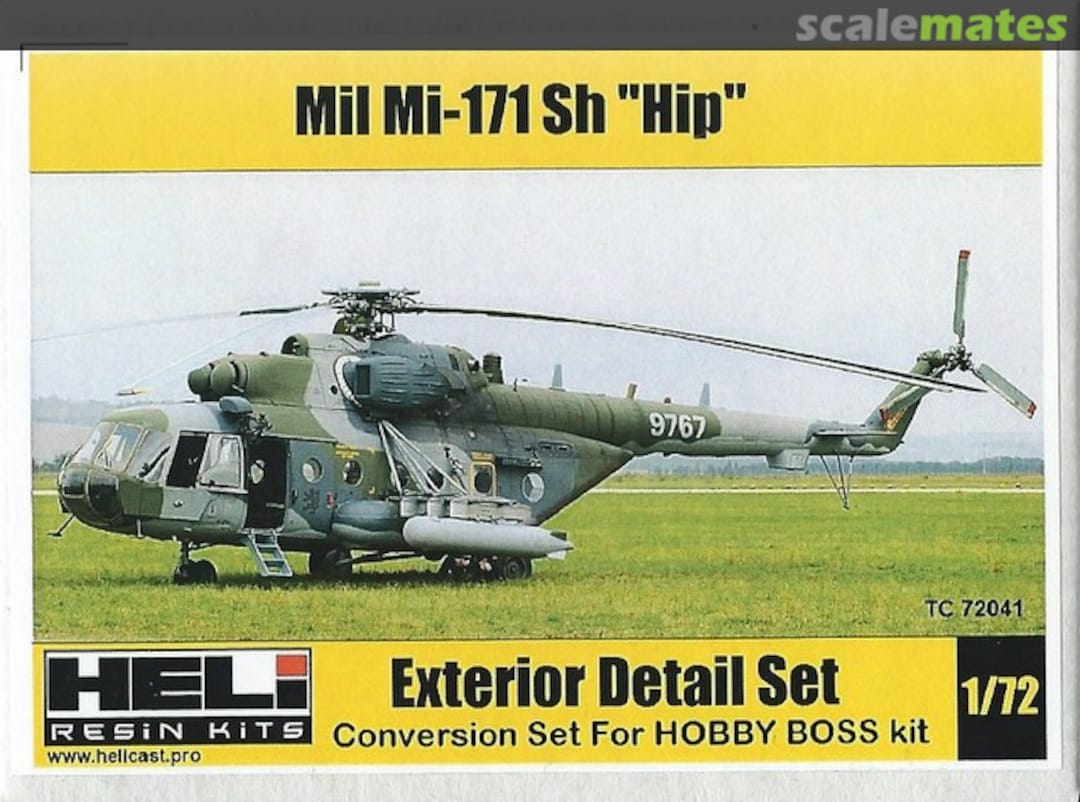 Boxart Mil Mi-171Sh "Hip" - Exterior Detail Set TC72041 HELI Resin Kits