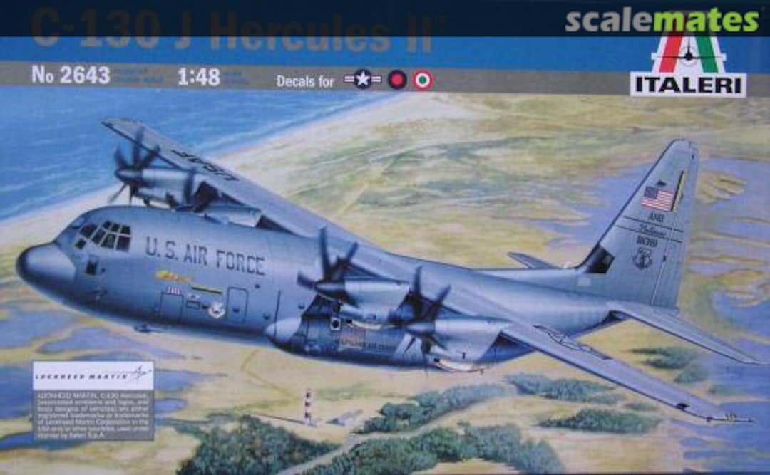 Boxart C-130 J Hercules II 2643 Italeri