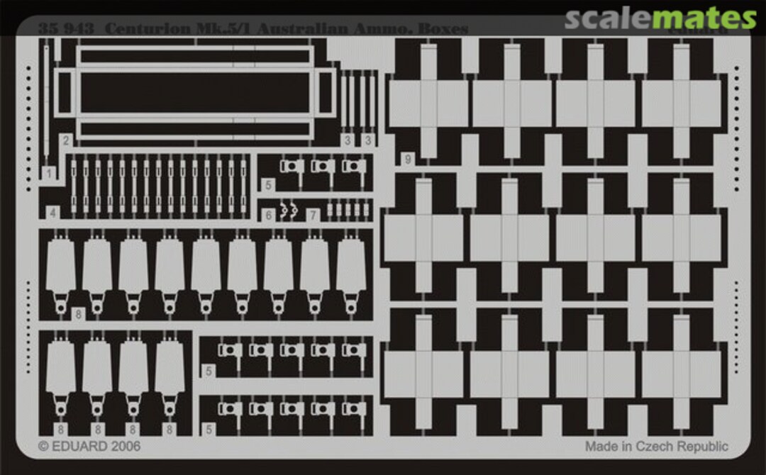 Boxart Centurion Mk. 5/1 Australian Ammo Boxes 35943 Eduard